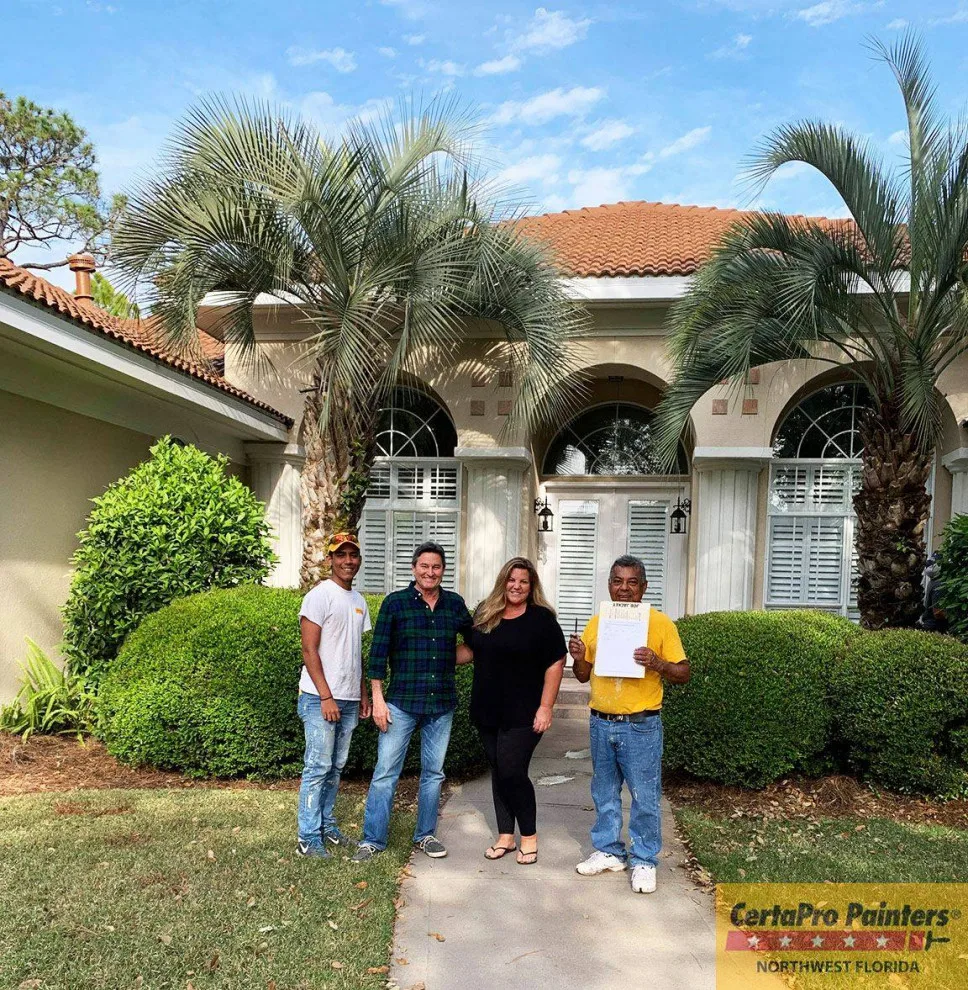 Residential Exterior Transformation by CertaPro Painters Of Northwest Florida - Photo 2