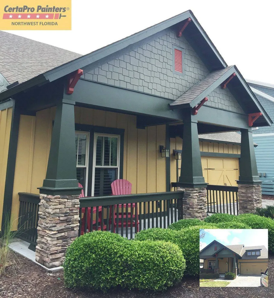Residential Exterior Transformation by CertaPro Painters Of Northwest Florida - Photo 4