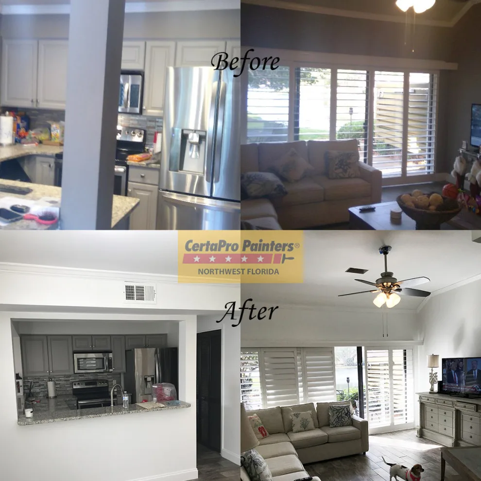 Residential Interior Transformation by CertaPro Painters Of Northwest Florida - Photo 9