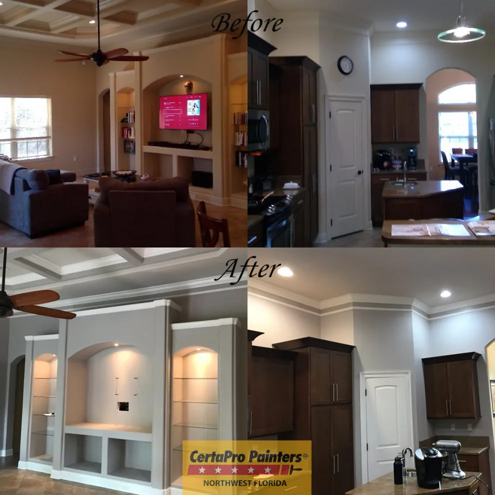 Residential Interior Transformation by CertaPro Painters Of Northwest Florida - Photo 13