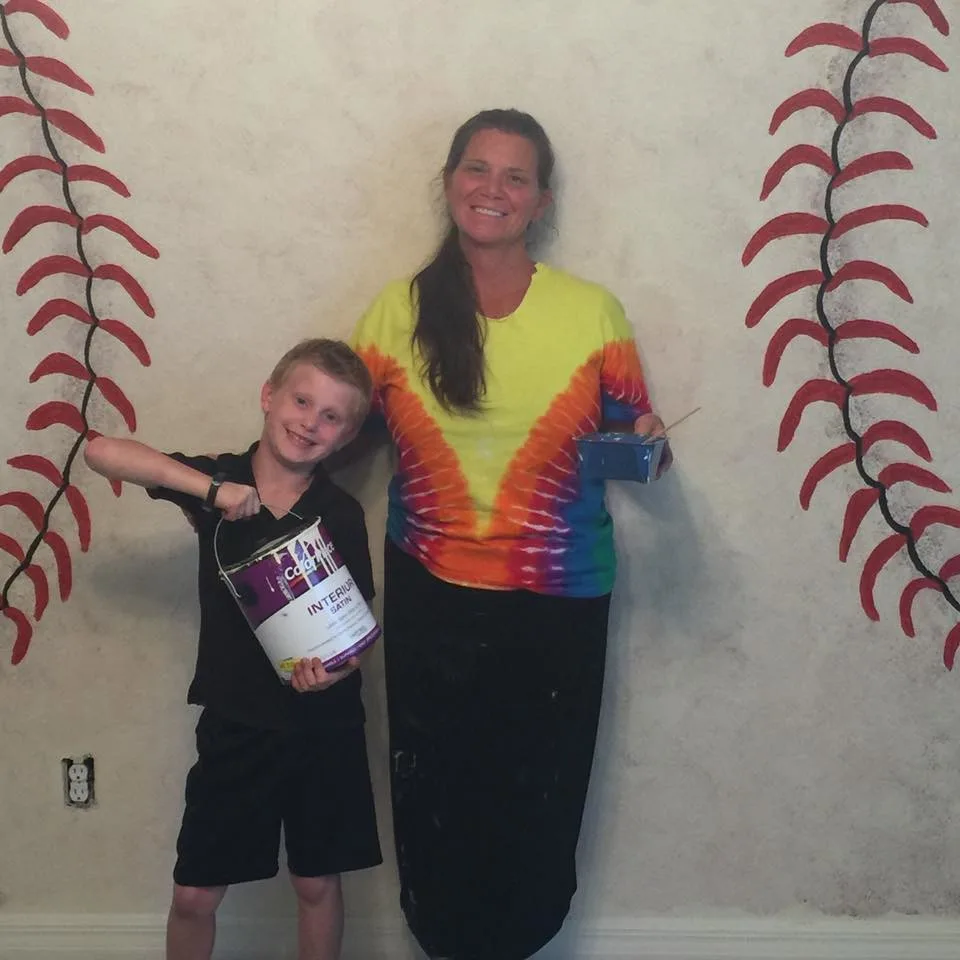 Youth Baseball Wall Mural by Gina's Artistry & Painting - Photo 2