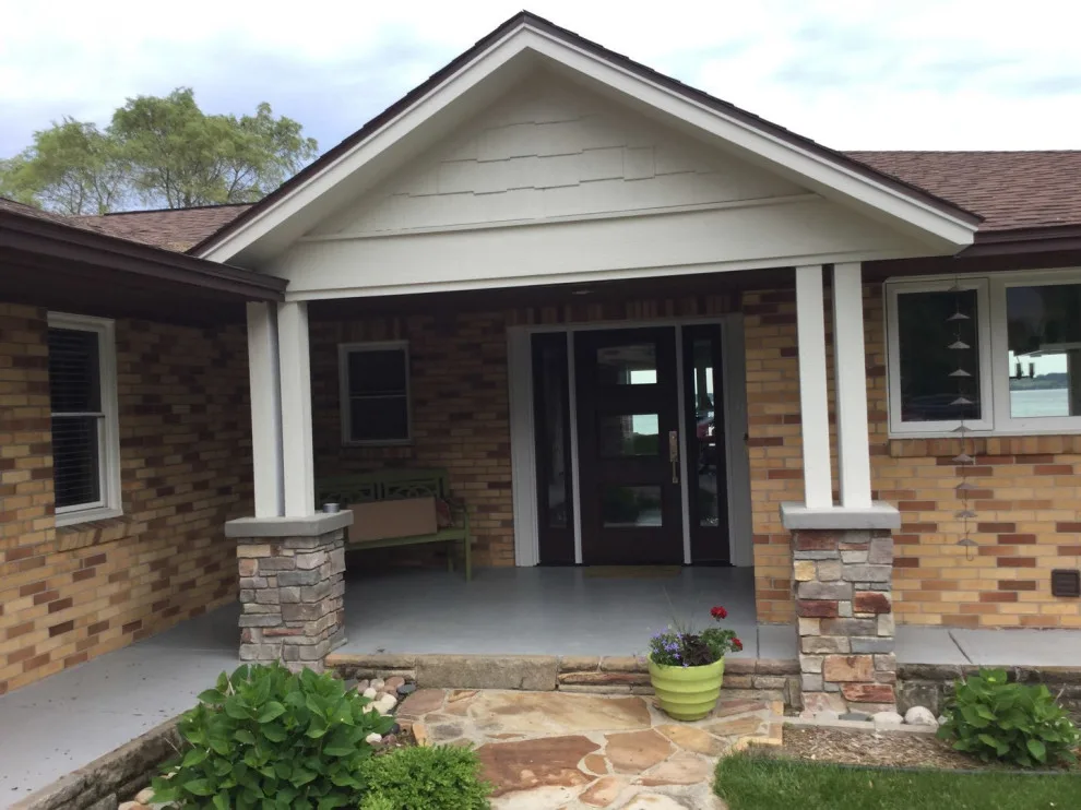 Transformed Painted Brick Home by Dan Brady Painting And Wood Restoration - Photo 3
