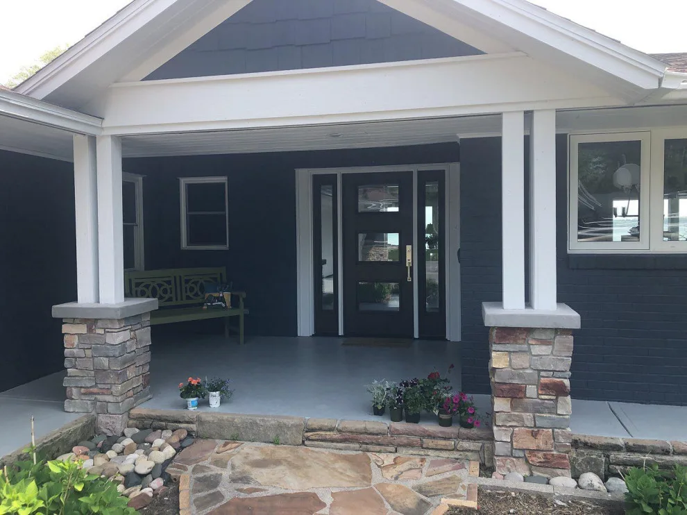 Transformed Painted Brick Home by Dan Brady Painting And Wood Restoration - Photo 2