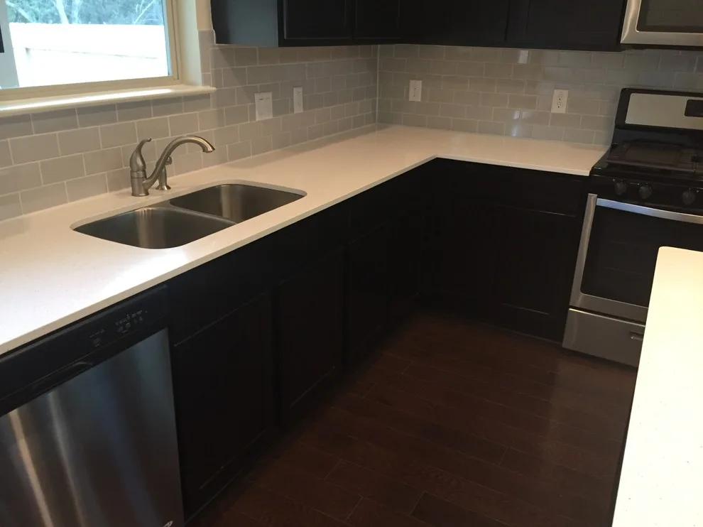 Luminous White Kitchen Cabinets by Austin's Paint Guys - Photo 7