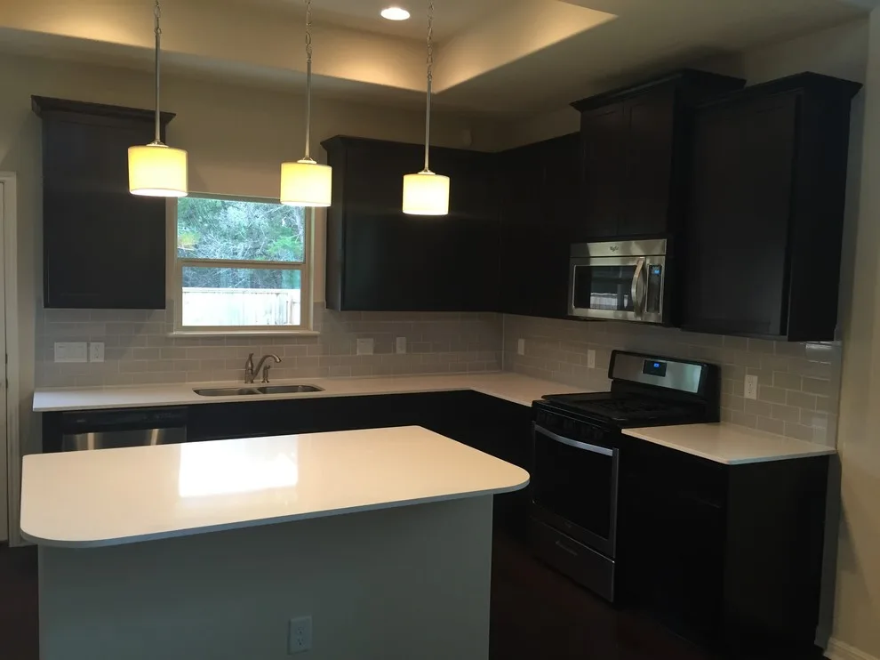 Luminous White Kitchen Cabinets by Austin's Paint Guys - Photo 4