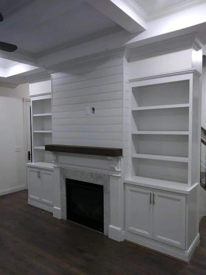 Integrated Bookshelf Restoration by Tucker & Co. Painting LLC - Photo 3