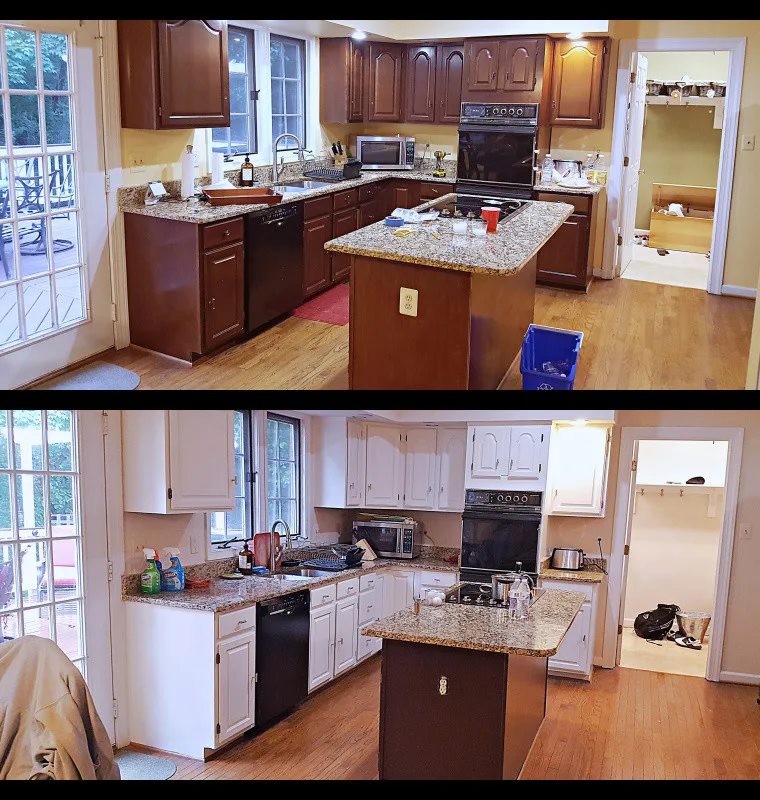 Centreville Virginia by Cabinet Painting & Refacing By Kitchen Update - Photo 2