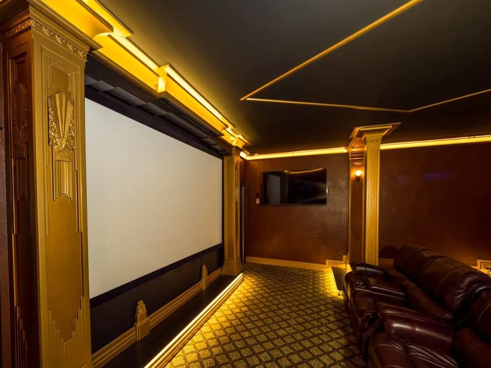 Champetra Home Cinema Room by Garrett Painting Inc. - Photo 16