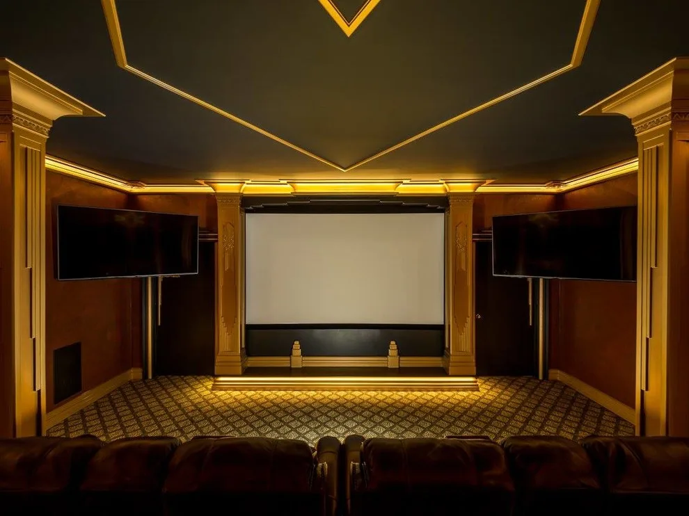 Champetra Home Cinema Room by Garrett Painting Inc. - Photo 22