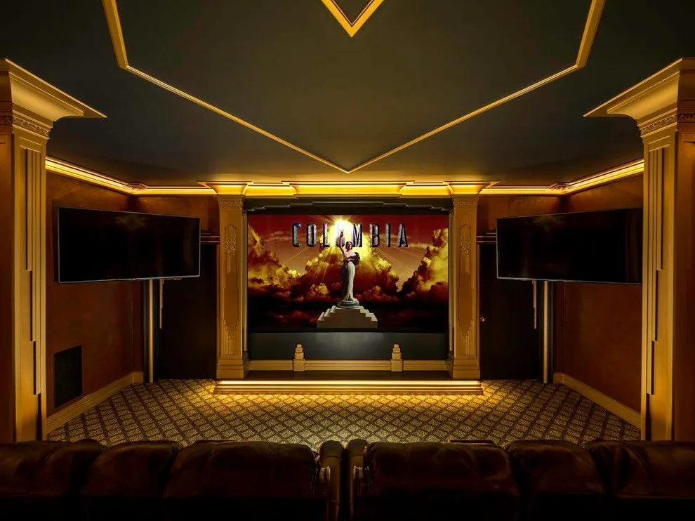 Champetra Home Cinema Room by Garrett Painting Inc. - Photo 21