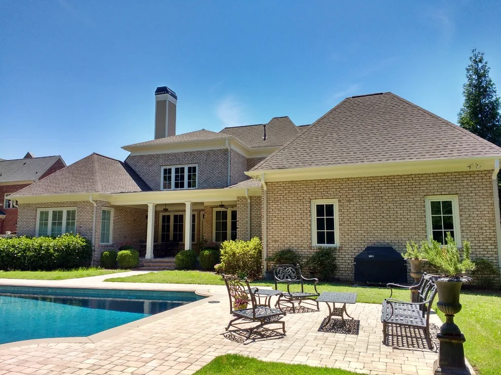 Modern House Facade with Pool by 360 Painting Charlotte - Photo 2