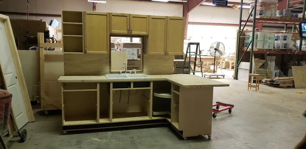 Tailor-Made Mobile Kitchen for Permanent Installation by Miles Custom Painting Plus, LLC. - Photo 5
