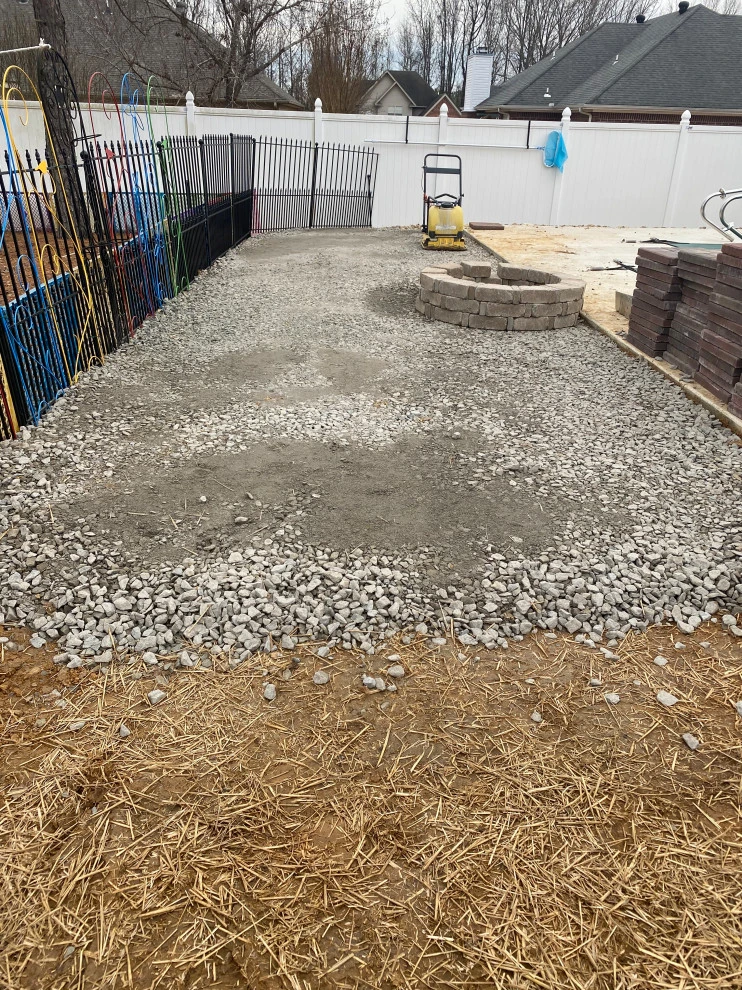 Pool landscaping and patio by Going The Extra Mile Landscape - Photo 11