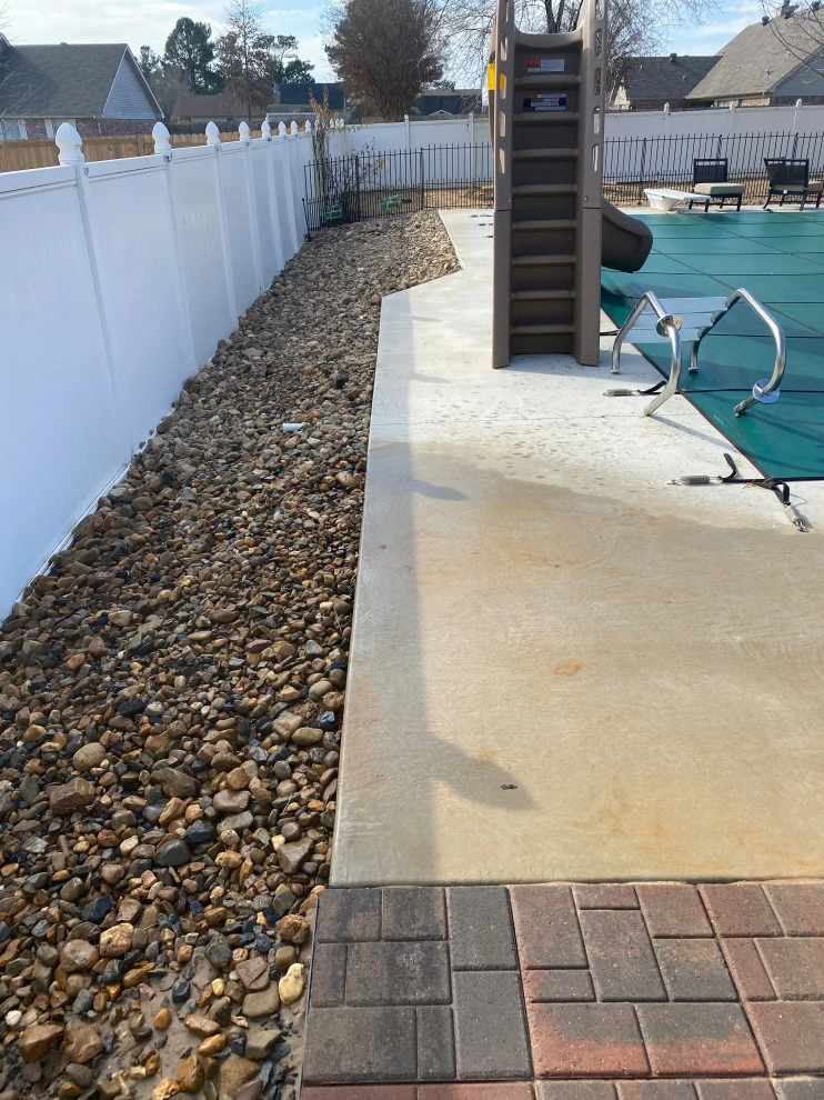 Pool landscaping and patio by Going The Extra Mile Landscape - Photo 4