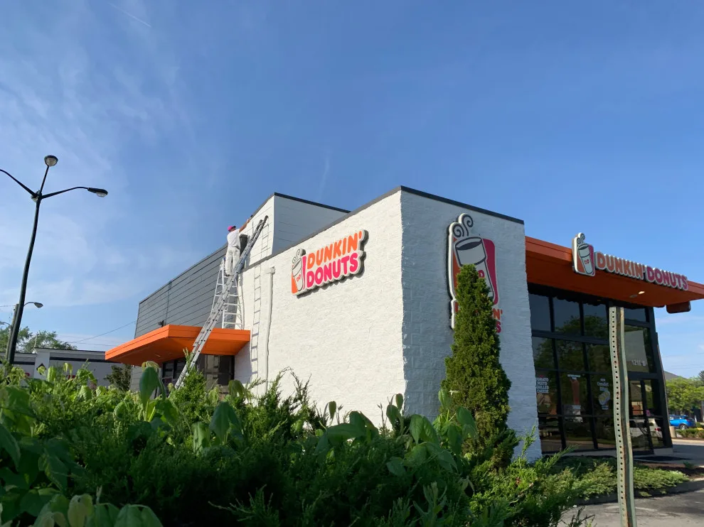 Dunkin Donuts - Outside Painting for a Colleague by Garcia Painting Pro LLC - Photo 13
