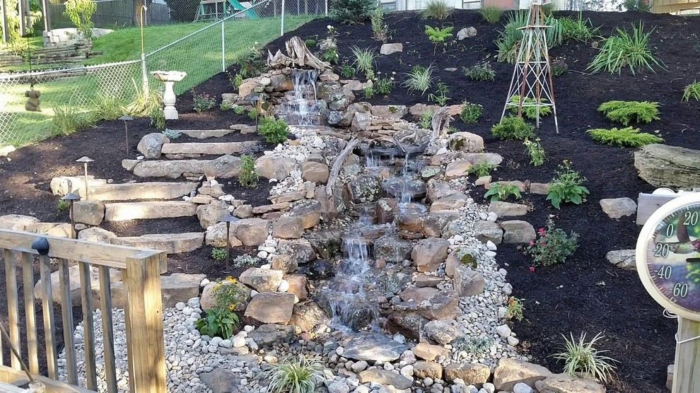Before & After Waterfalls & Streams by Good Earth Water Gardens - Photo 3