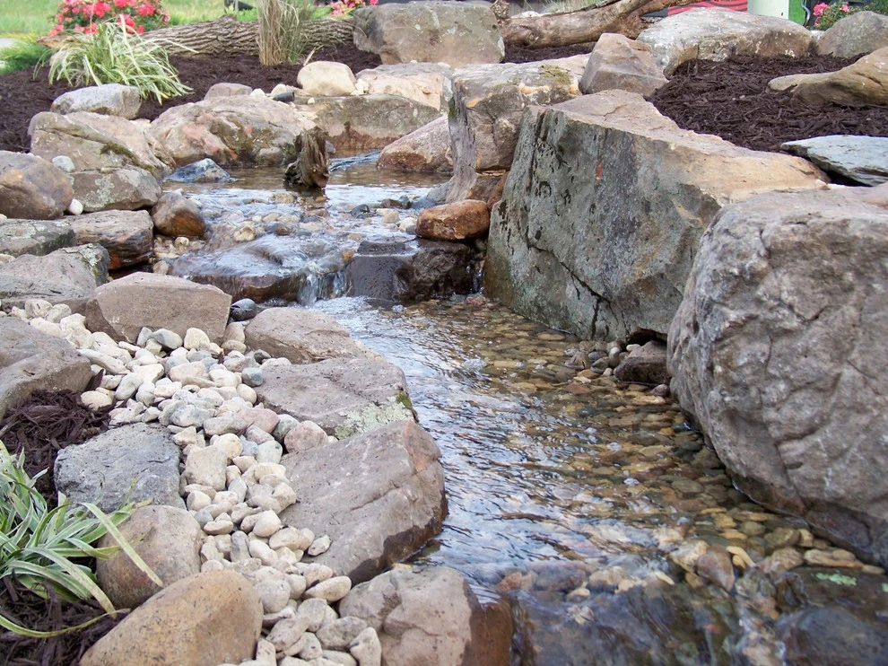 Lee’s Summit Custom Lake Fed Waterfalls by Good Earth Water Gardens - Photo 8