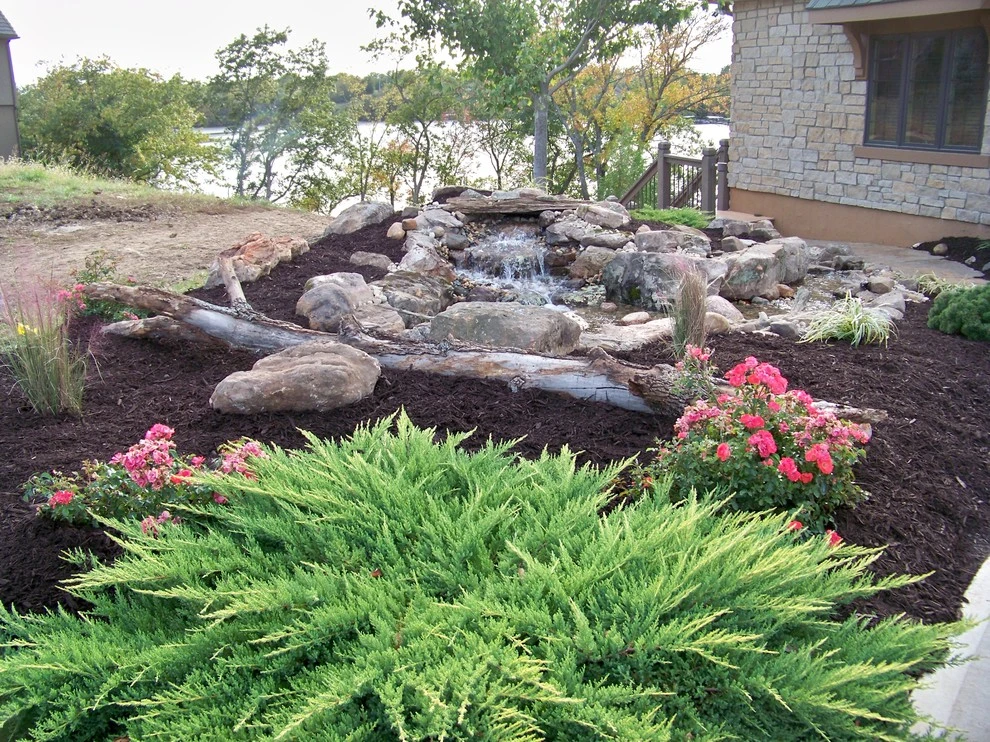 Lee’s Summit Custom Lake Fed Waterfalls by Good Earth Water Gardens - Photo 12