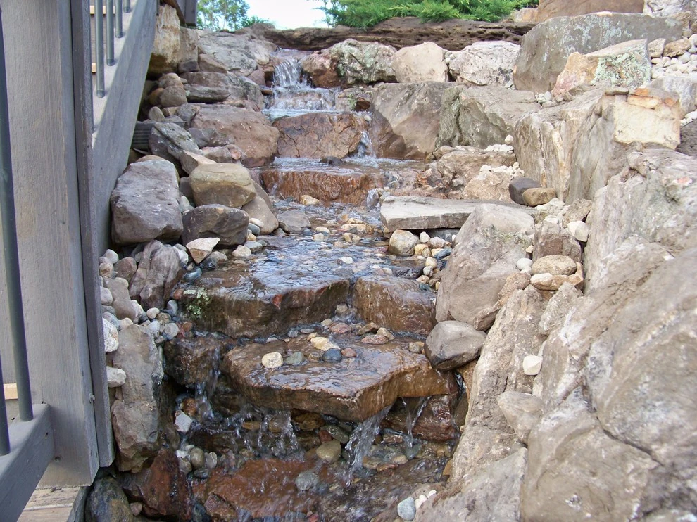 Lee’s Summit Custom Lake Fed Waterfalls by Good Earth Water Gardens - Photo 11