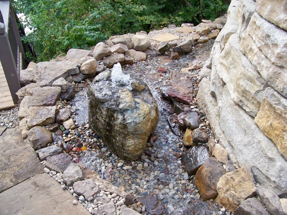 Lee’s Summit Custom Lake Fed Waterfalls by Good Earth Water Gardens - Photo 4