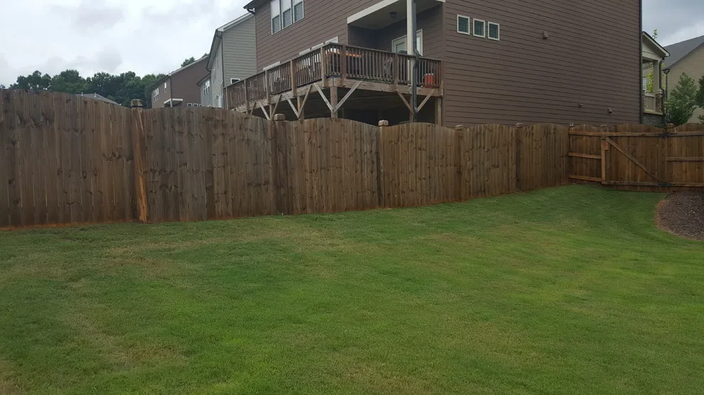 Fence Staining - Transformation Showcase by Painting Georgia Inc. - Photo 8