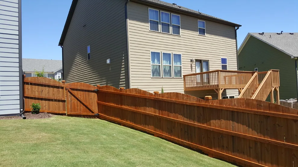 Fence Staining - Transformation Showcase by Painting Georgia Inc. - Photo 9