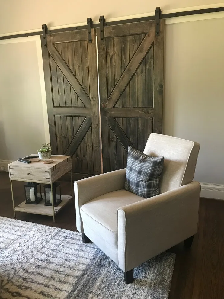 Staining Barn Doors at Green Hills by Quality Painting Solutions - Photo 2