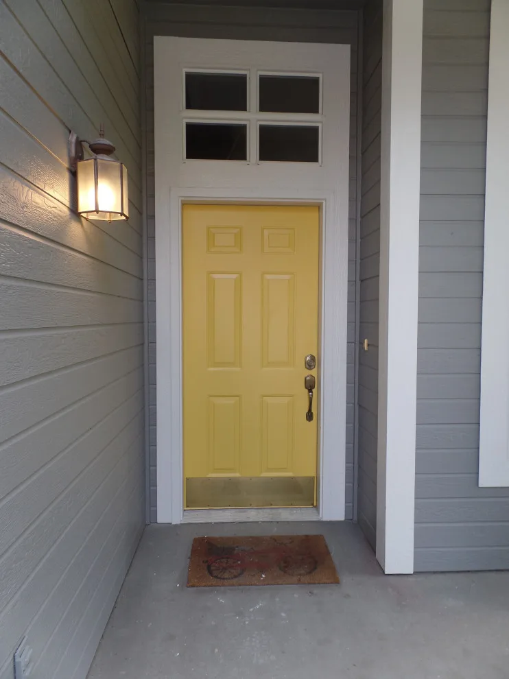 Charcoal and Gold Facade by Smile-A-Mile Painting - Photo 6