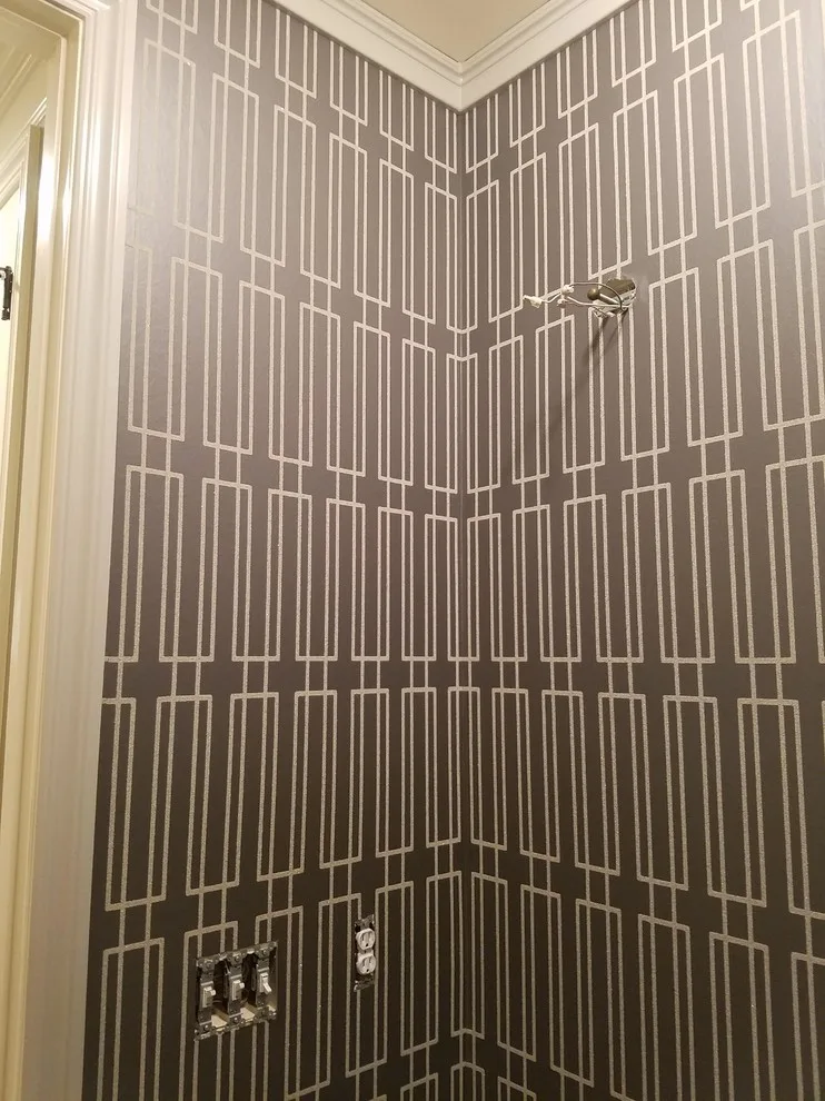 Glitter Sand Powder Room Installation by Abode Couture LLC - Photo 2