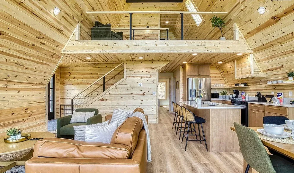Wears Valley Contemporary A-Frame by Buildersmith Inc. - Photo 4