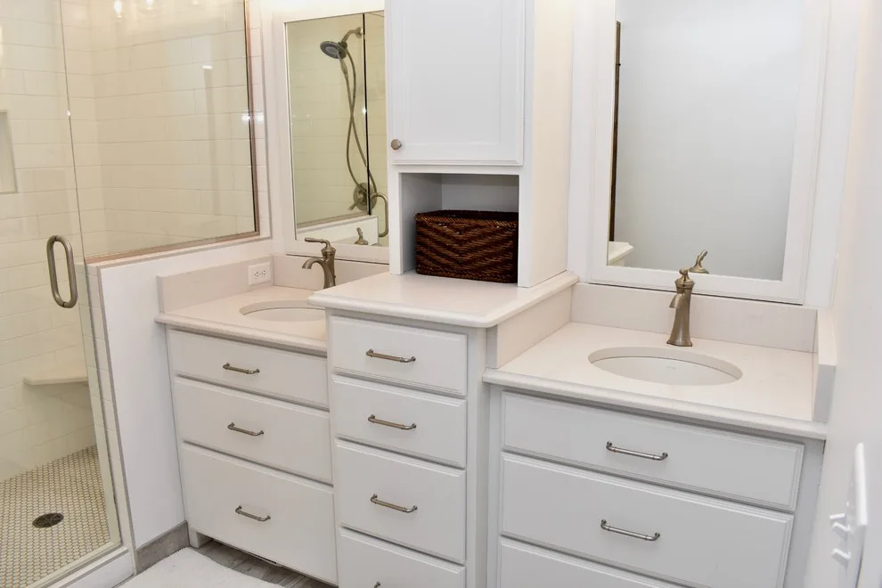 Light-Colored Restroom by EdgeWork Design Build - Photo 11