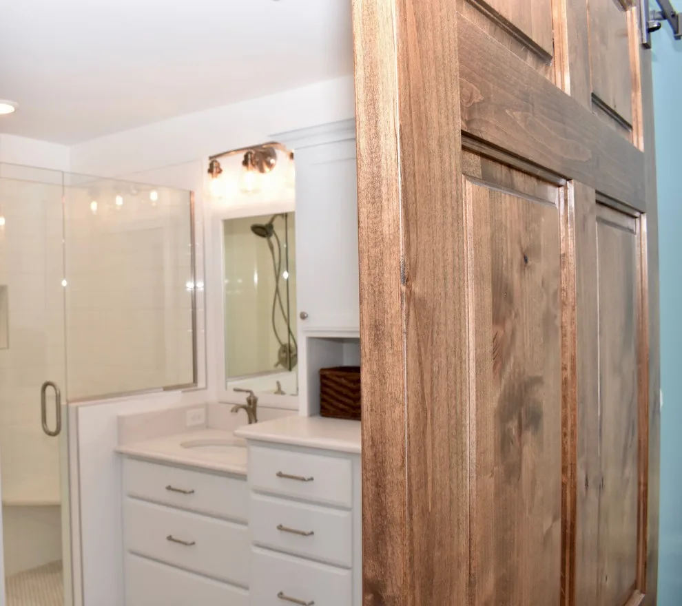 Light-Colored Restroom by EdgeWork Design Build - Photo 3