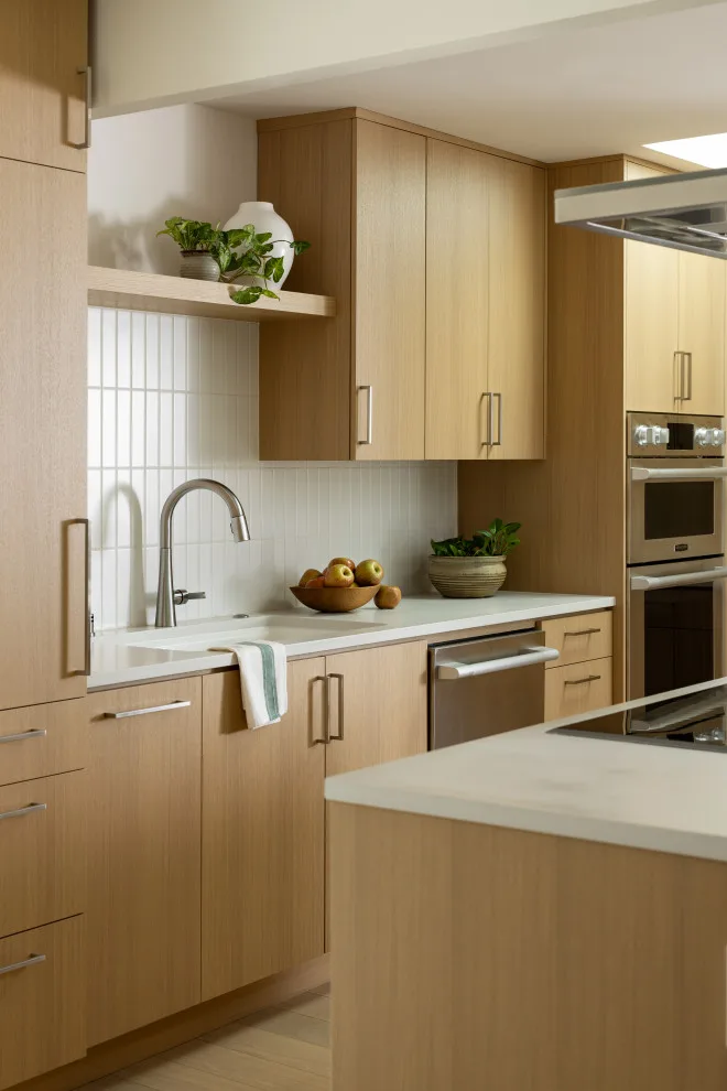 Tranquil and Stylish Kitchen Renovation by MAK Design + Build Inc. - Photo 2