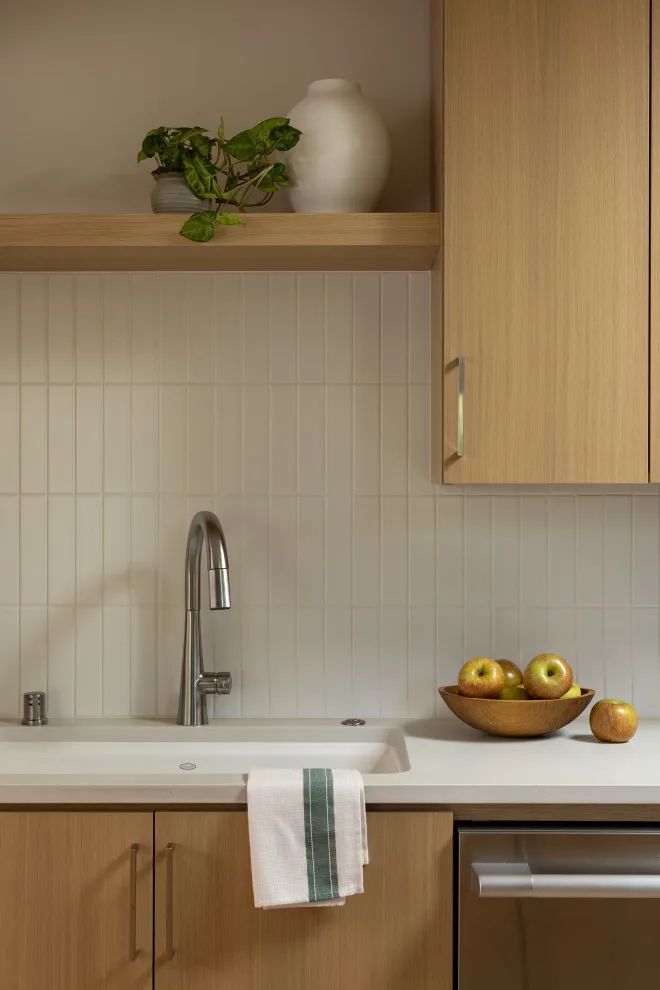 Tranquil and Stylish Kitchen Renovation by MAK Design + Build Inc. - Photo 6