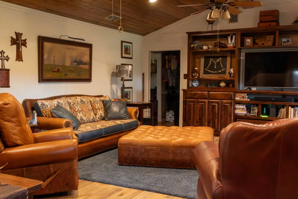 Western-Inspired Family Room Refresh by Julianne's Design & Build - Photo 9