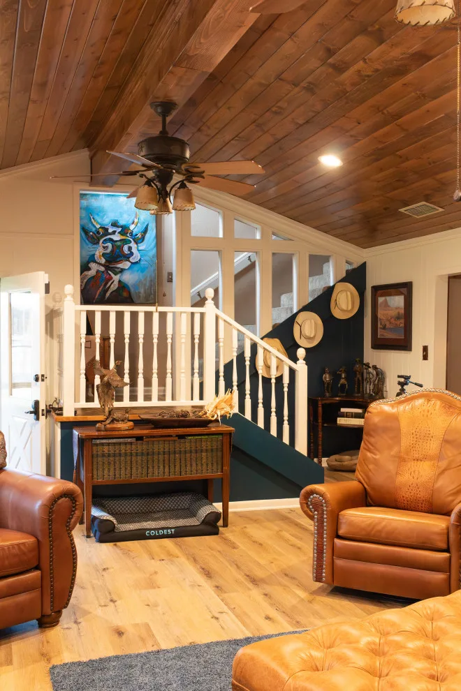 Western-Inspired Family Room Refresh by Julianne's Design & Build - Photo 7