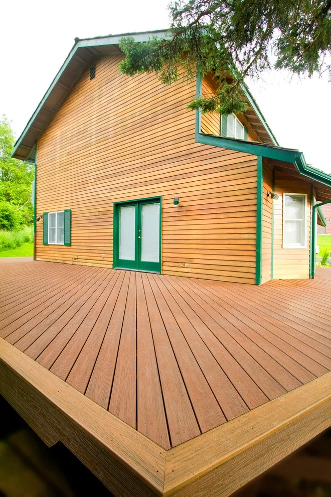 Diagonal Trex Deck with a Wrap-Around Design by Treeline Construction - Photo 4
