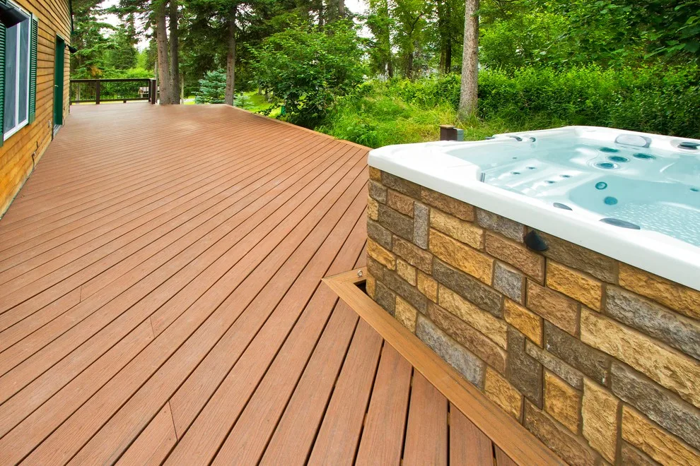 Diagonal Trex Deck with a Wrap-Around Design by Treeline Construction - Photo 7