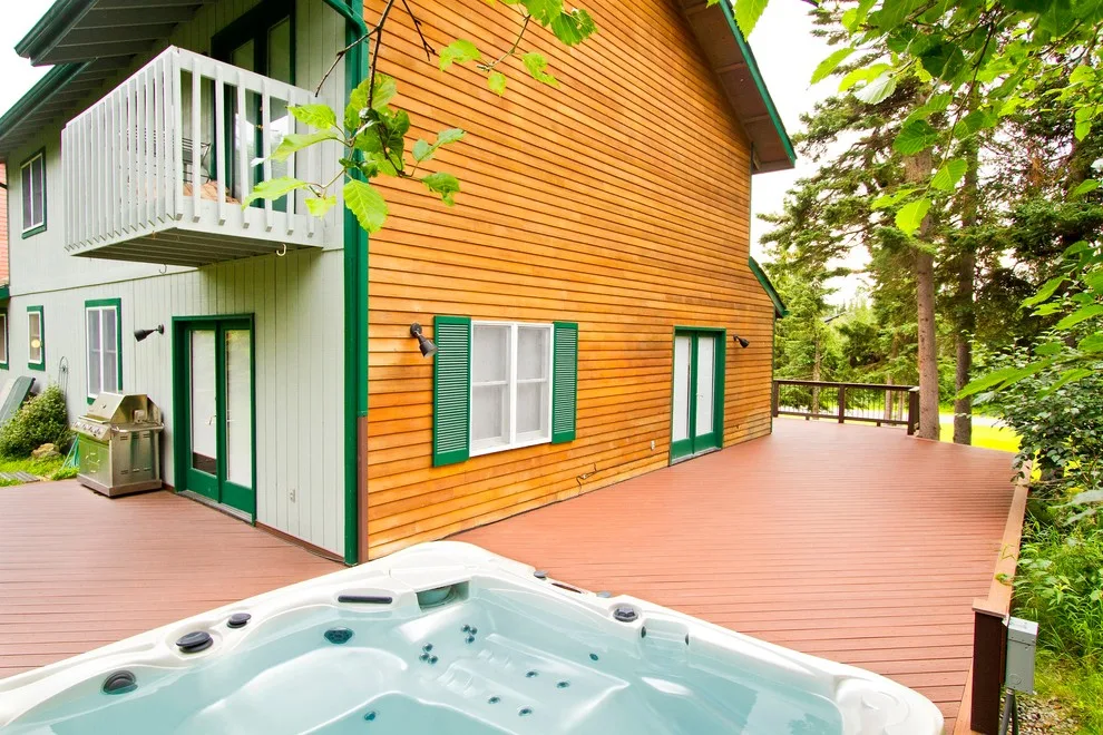 Diagonal Trex Deck with a Wrap-Around Design by Treeline Construction - Photo 3