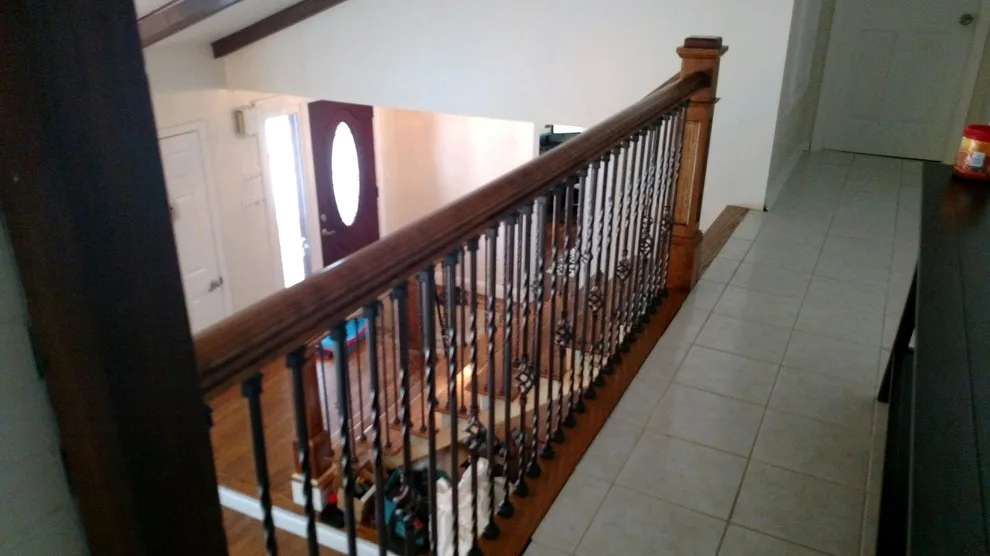 Forged Iron Stair Railing by Johnston Remodeling - Photo 2