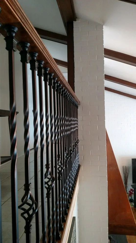 Forged Iron Stair Railing by Johnston Remodeling - Photo 4