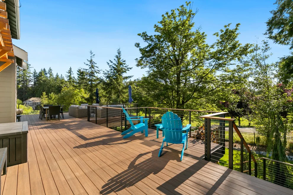 Two-Tiered Entertainment in Sammamish by London Design Build - Photo 22