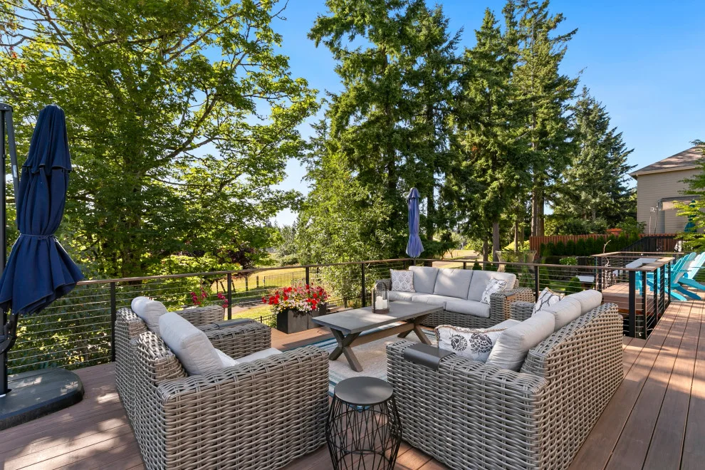 Two-Tiered Entertainment in Sammamish by London Design Build - Photo 18