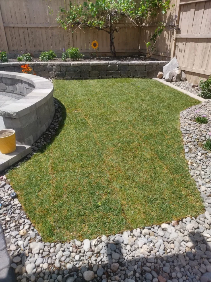 Compact fire pit by Jefe's Landscaping - Photo 3