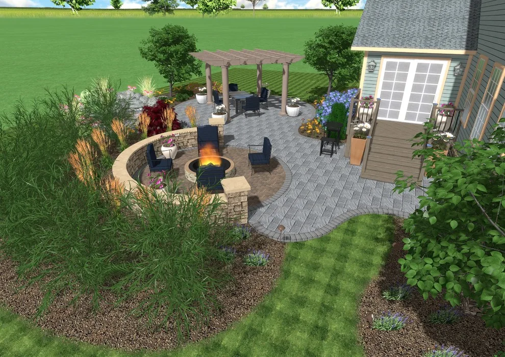 3D Designs — Transformation Showcase by Blue Fox Landscape Design Inc - Photo 11
