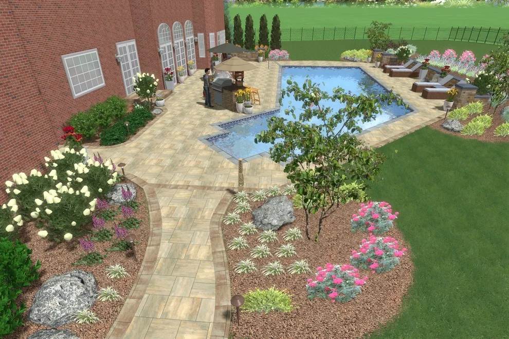 3D Designs — Transformation Showcase by Blue Fox Landscape Design Inc - Photo 3