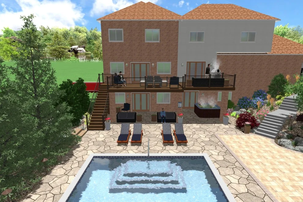 3D Designs — Transformation Showcase by Blue Fox Landscape Design Inc - Photo 30