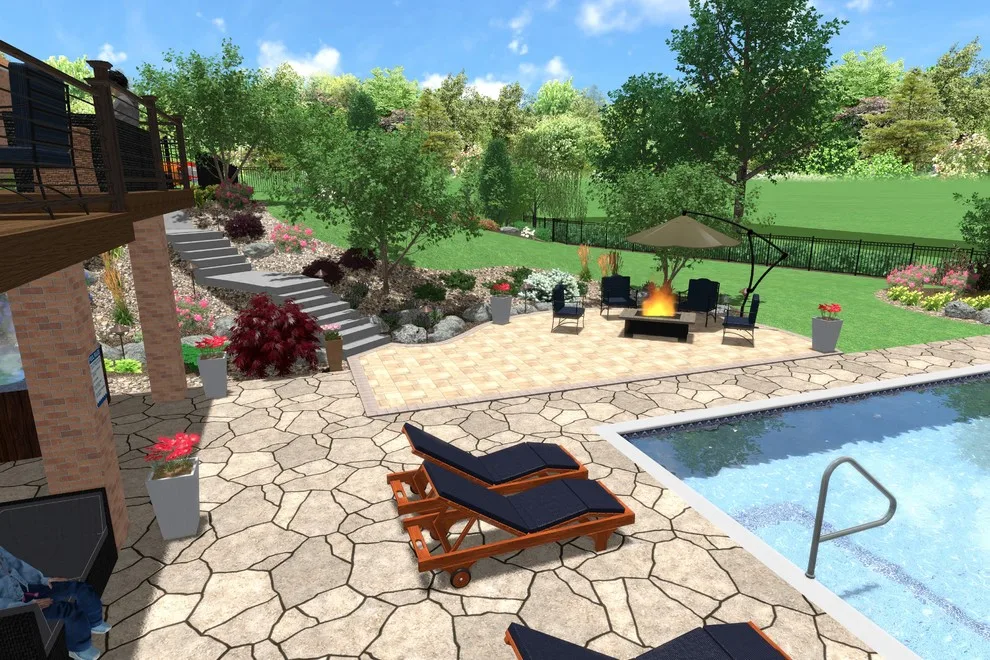 3D Designs — Transformation Showcase by Blue Fox Landscape Design Inc - Photo 19