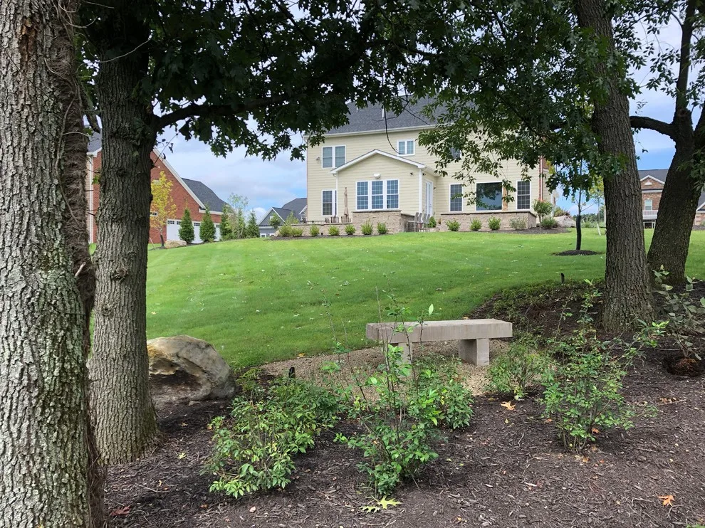 Outdoor Living Space with Fire Pit and Kitchen by Blue Fox Landscape Design Inc - Photo 2