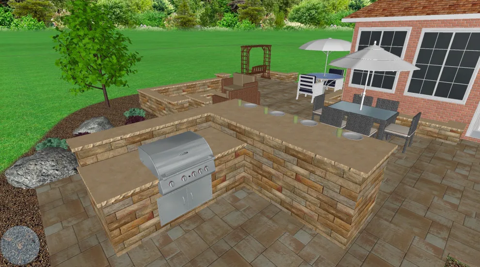 Barbecue, Flames, and Enjoyable Moments by Schellhaas Landscape Construction - Photo 5